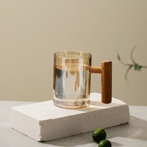 내열유리찻잔 찾잔 꽃차 엔틱 손잡이 차우리기 차포트 홍차잔 3color, 앰버[뚜껑 미포함]