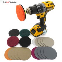 헤드라이트복원 자동차 유리복원제 Diy 조명 키트 연마 헤드 라이트 수리 세트 관리 샌딩 디스크 패드 m16 드릴 어댑터 드릴 없음 21pcs