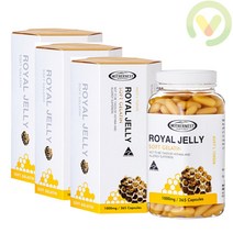 마더네스트 생 로얄제리 연질 소프트 캡슐 1000mg 365캡슐 3개, 1개, 기본