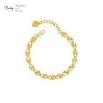 Barley여자 클로버 24k팔찌