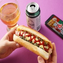 마리네빵공장 렐리쉬 핫도그 다진 피클 마약 소세지 핫도그 한입 오리지널 냉동 간편식 160g, 160g x 5개