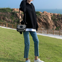 도오빠 벨로니온 여성 임산부 후드티 긴팔티셔츠 루즈핏 만삭