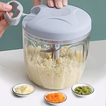 식재료분쇄기 전기 yinzam 부엌 손으로 잡아 당기는 음식 수동 초퍼 마늘 masher 과일 야채 견과류 shredders grinder mincer mixer blender, 모델 s 9.5cmx9cm, 녹색 초퍼