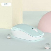 Xiaomi Asus Lenovo 노트북 무선 마우스 음소거 귀여운 일반 사무실, 블루, 배터리 유형
