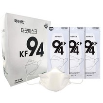 더굿마스크 KF94 국산 마스크 대량 비말차단 황사방역 마스크 대형 마스크, 화이트50매