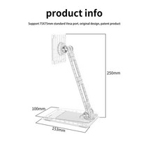 15.6 인치 4k 3840 x 2160 휴대용 모니터 x-box 스위치 폰 노트북 ps5 4용 hdmi type-c 3.1초 확장 화면 디스플레이, 회전 브래킷, 우리 플러그