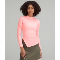 룰루레몬 누럭스 애시메트리컬 테니스 롱 슬리브 셔츠 - 선셋 티셔츠 탱크탑 306542