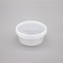 TY 115파이 일회용 사출 원형 스크루 용기 반찬 포장용기, 소(260ml), 360개
