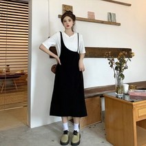 드레스 원피스대여 젊은 스타일 불규칙한 조끼 여성용 우아한 허리 포옹 중간 길이 라인 여름