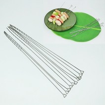 바베큐 스텐꼬지 캠핑 산적 꼬치 양꼬치 꼬챙이 40cm, 1개