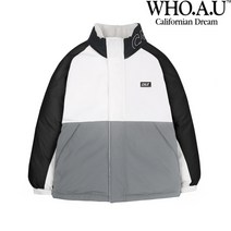 후아유 [NC충장] 배색 다운 숏 패딩 WHJPA4V11U19BLACK 리사이클 천연 덕화이버 두께감 좋은 너무 가벼운 오리털 겨울 점퍼