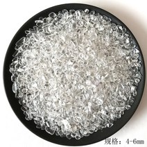 자수정원석 도매 100g 4 크기 천연 화이트 크리스탈 스톤 쿼츠 포인트 자갈 차크라 힐링 레이키, 01 100g 2-4mm