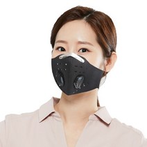네오프렌 배기밸브 마스크 필터교체형 다회용 숨쉬기편한, 상세설명 참조