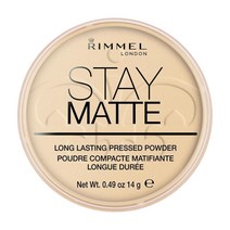 Rimmel 림멜 스테이 매트 Transparent 프레스드 파우더 14g Stay Matte Pressed Powder, 1개, 상풍설명참조