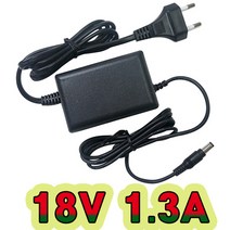 순흥전기 어댑터 18V 어댑터 시리즈 18V 1.3A ~ 5A 까지 생산 아답터 직류전원장치, 18V 1.3A 전원선일체형