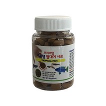 프리미엄 피쉬탭 부착형 열대어 사료60g, 단품
