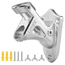 LOMETY Heavy Duty Flag Pole Holder Stainless Steel Flag Pole mounting Bracket 1inch 2 Position for F, 1