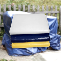 방수 청색 은색 천막 소형 대형 그라운드시트 바람막이 주문제작, 320g 3 x 6.5m