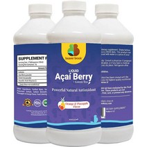 미국직구 비버 브룩 리퀴드 아사이 베리 500mg 녹차와 비타민 C가 포함 식이 서플먼트 - 오렌지 파인애플, 수량, 상세참조