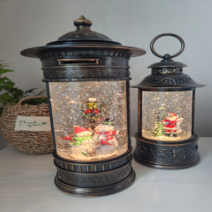 아부틸론 크리스마스 오르골 LED 워터볼, 랜턴 오르골-산타