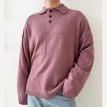 빅사이즈 기본 가벼운 남자 카라 니트티110 아빠 선물