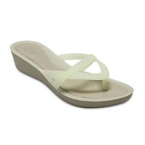 크록스 샌들 우먼 이사벨라 웨지 플립 204773-1C4