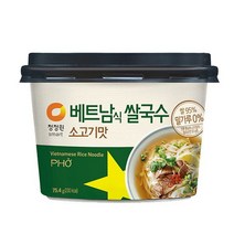 청정원 베트남식쌀국수 소고기맛 75.4g x 6개, 상세설명 참조, 없음