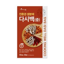 쿠킹웰 친환경생분해 다시백 중, 중(M), 55개입, 1개