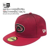 뉴에라 [슈즈네][정품] MLB 어센틱 애리조나 다이아몬드백스 얼트3 야구모자 59FIFTY 메이저리그 선수모자 미국직배송