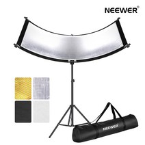 NEEWER 대형 U자 라운드 반사판+가방+스탠드 세트, 1개