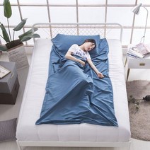 톨른캠퍼 휴대용 침대커버 침낭 싱글 백패킹 캠핑이불, 쿠팡 싱글115CM-딥핑크