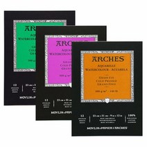 아르쉬 뉴 수채화패드 300g 1면제본 23x31cm 중목, 상세페이지 참조