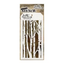 공예몰 TIM HOLTZ LAYERED STENCIL 스텐실 도안, THS069 Birch