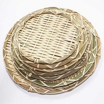 대나무 회채반 3호-24cm 소쿠리 야채채반