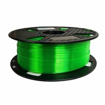 투명 PETG 필라멘트 1.75mm 1KG 3D 프린터 1kg(2.2파운드) 스풀 프린팅 재료 대부분의 FDM 프린터에 적합 CC3D 색상 인쇄134552, Grass Green
