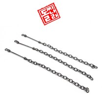 돌찌나라 사슬채비 3개입 다관절채비 예민한입질 미세조절 민물 낚시 채비, 2호(1.0g)