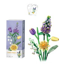 LOZ 미니블럭 나노블럭 플라워시리즈2_퍼플플라워, LOZ 퍼플 플라워