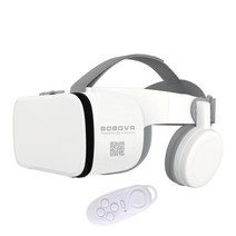 Bobo Z6 Casque 헬멧 3D VR 안경 가상 현실 블루투스 헤드셋 스마트 폰 고글 Viar, 03 with white 032