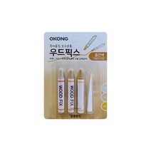 오공 우드픽스 중간색 목재흠집보수용품, 4개
