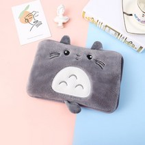 Winter Hand Warmer 220V 420W Rechargeable Safety Keep Warm Electric Hot Water Bottle Bag Fluff Hands, [02] grey