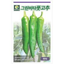 눈개승마 1g - 씨 씨앗 눈개승마씨 눈개승마씨앗 나물 나물씨앗 채소씨 채소씨앗 능개승마, 11_다농_그린비타 풋고추(50립)