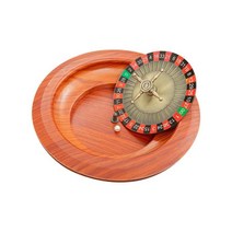 나무 러시안 룰렛 12인치 카지노 턴테이블 술게임, 러시안 룰렛(12인치) 휠