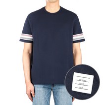 톰브라운 [톰브라운] (MJS204A J0046 415) 남성 스트라이프 반팔 티셔츠 23SS