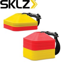 SKLZ 축구콘 체력 측정 훈련 반환점 스킬즈 미니콘 2컬러 20ea/50ea, 50PK(옐로우25개+레드25개세트)
