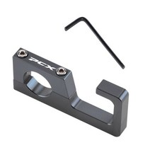 혼다 PCX 160 150 125 PCX150 PCX125 CNC 모토 브레이크 마스터 실린더 브래킷 백 짐 헬멧 행거 클램프 후크 홀더 캐리, titanium