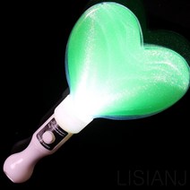 리시안제이 공연 콘서트 LED 야광봉 하트 초록 팬미팅 연말공연 형광봉
