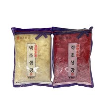 생선회 초밥 일식 횟집 하나 슬라이스 백색 적색 초생강 1.3kg X 10봉, 하나백색초생강10봉