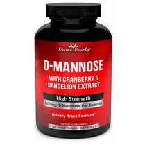 Divine Bounty 디바인바운티 디마노스 D-Mannose 600mg 120베지캡슐, 1개, 1