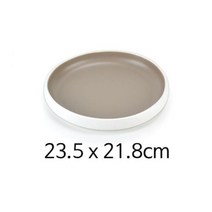 [응다팔아6279] 꽃무늬그릇 디저트그릇 라자냐그릇 오븐용그릇 베이킹그릇 라면그릇 도자기볼, ★★옵션확인必 PB 멜라민 그릇 반찬그릇 1호 23.5, ★★단일상품