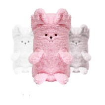 휴대간편 귀여운 토끼캐릭터 사무실 무릎담요 카페트 야전침대이불 야외숙박, 1개, 핑크